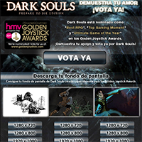 &iexcl;Ayuda a DARK SOULS a ganar en los Golden Joystick Awards! Vota por el juego ya