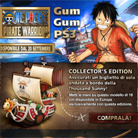 ONE PIECE: PIRATE WARRIORS approda con una fantastica collector's disponibile dal 20 settembre! ONE PIECE: PIRATE WARRIORS approda con una fantastica collector's disponibile dal 20 settembre!