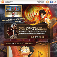 Scopri la Collector Edition di ONE PIECE: PIRATE WARRIORS 2 che include una statua di Luffy! Scopri la Collector Edition di ONE PIECE: PIRATE WARRIORS 2 che include una statua di Luffy!