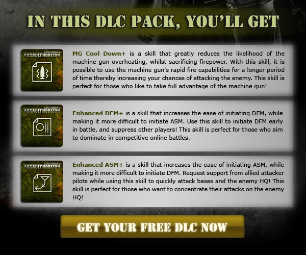 Ace Combat Assault Horizon - Get your FREE DLC