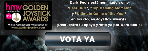 Dark Souls - Demuestra tu apoyo y vota ya por Dark Souls