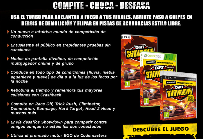 DiRT Showdown - Compite - Choca - Desfasa