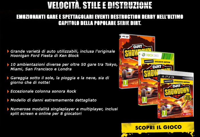 DiRT Showdown - Velocità, Stile e Distruzione