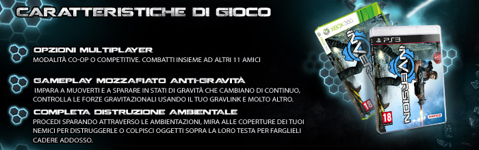 Inversion - Caratteristiche di gioco