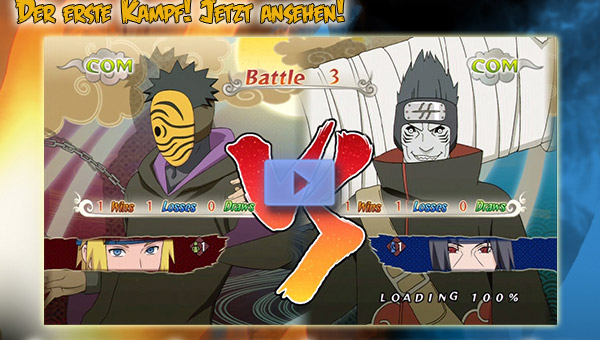 Naruto Shippuden: Ultimate Ninja Storm Generations - Der erste Kampf! Jetzt ansehen!