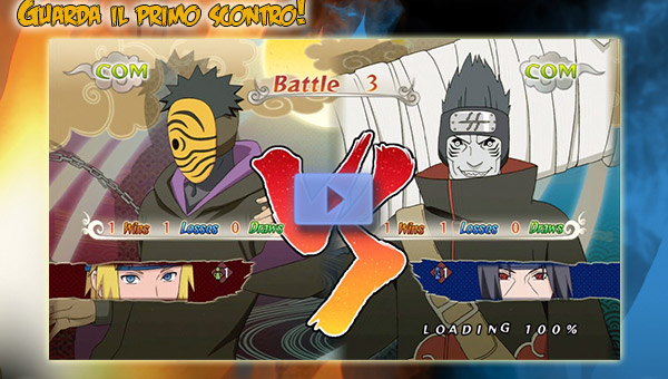 Naruto Shippuden: Ultimate Ninja Storm Generations - Guarda il primo scontro!