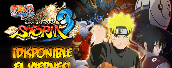 Naruto Shippuden: Ultimate Ninja Storm 3 - ¡Disponible el viernes!