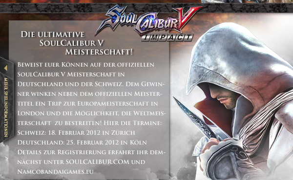 Soulcalibur V - Die ultimative SoulCalibur V Meisterschaft