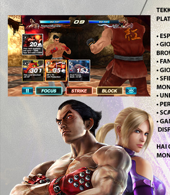 Tekken Card Tournament - TEKKEN CARD TOURNAMENT è il primo gioco cross-platform e free-to-play di TEKKEN.