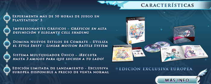Tales of Graces f - Características del juego & Edición Europea Exclusiva