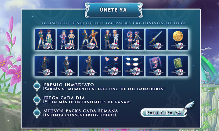 Tales of Graces f - ¡Consigue uno de los 180 packs exclusivos de DLC!