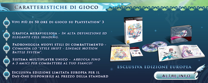 Tales of Graces f - Caratteristiche di gioco & Esclusiva Edizione Europea