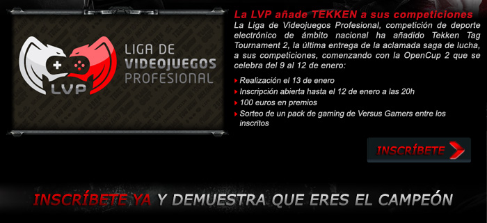 Tekken Tag Tournament 2 - La LVP añade TEKKEN a sus competiciones