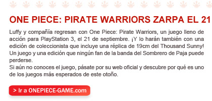 Japan Expo 2012 - One Piece: Pirate Warriors zarpa el 21 de septiembre