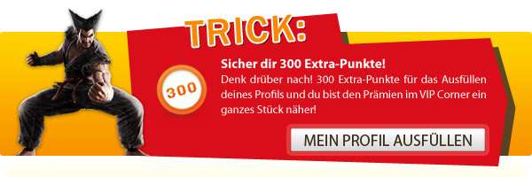 Sicher dir 300 Extra-Punkte