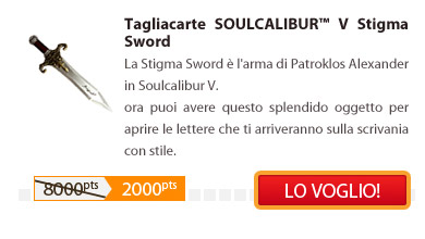 Tagliacarte SOULCALIBUR V Stigma Sword
